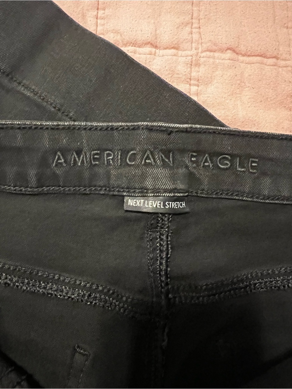 AE Super High-Waisted Flare Jean Black - Picture 6 of 7